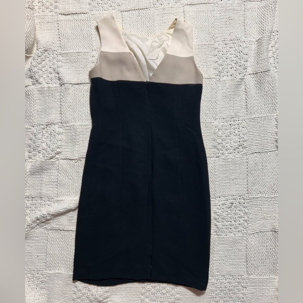 Vintage Casual Corner Annex Colorblock Sleeveless Mini Dress - Picture 2 of 5